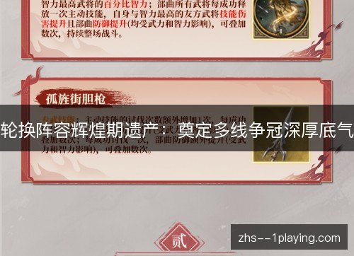 轮换阵容辉煌期遗产：奠定多线争冠深厚底气